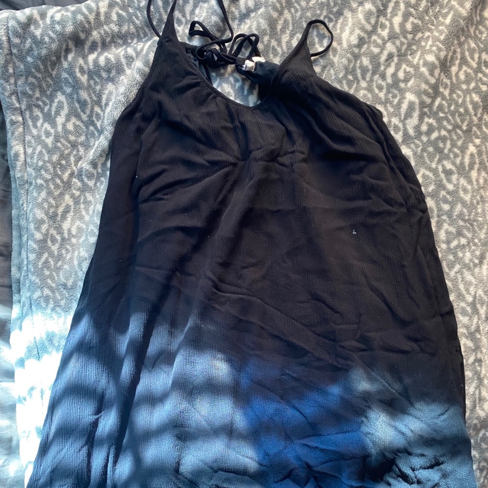 Vintage Roxy black midi dress
